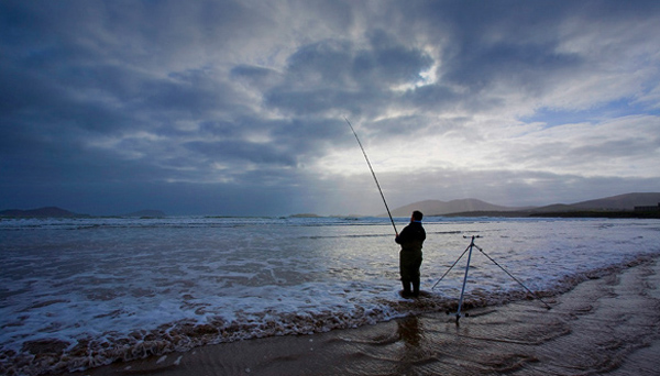 Fotoalbum Angeln & Fotogalerie - Le 'shore-angling' (cette peche en bordure de mer) dans le sud-ouest du Kerry (Irlande)