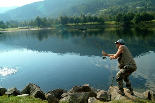 Great Fishing Spots, Locations, Places and Holiday Accommodation in France, vosge la moselotte, lac de la moselotte - Freshwater Fishing
